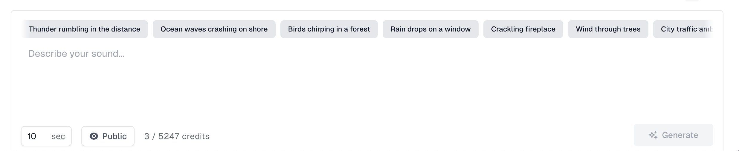 Versatile Sound Creation